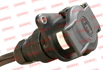 Preview: 105093 Kempf Steuergerät-LED  ISO 12098 Stecker f.3-Ka. ISO 12098 Steckdose Su.Seal